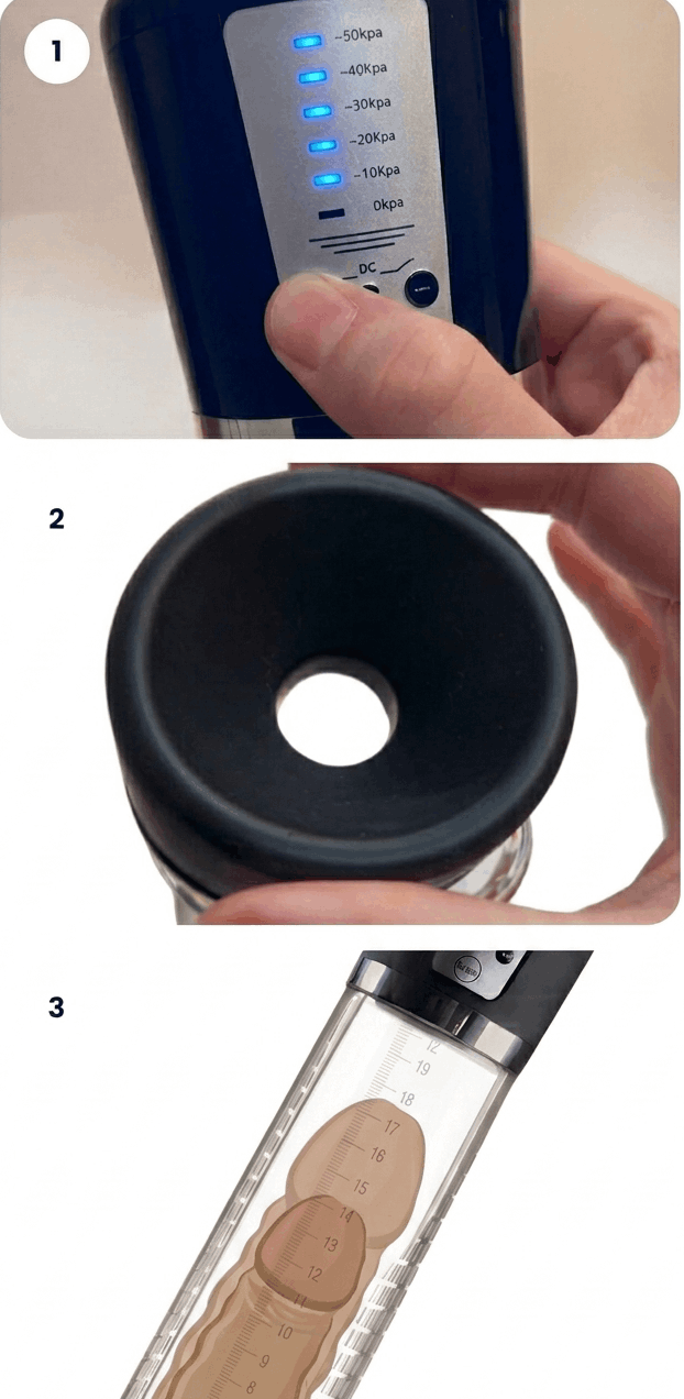  showing penis pump
